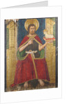 Panel with Saint John the Baptist Enthroned from Retable, 15th century by Domingo Ram