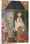 Panel with the Birth of St. John the Baptist from Retable, 15th century by Domingo Ram