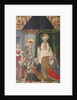 Panel with the Birth of St. John the Baptist from Retable, 15th century by Domingo Ram