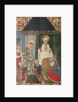 Panel with the Birth of St. John the Baptist from Retable, 15th century by Domingo Ram