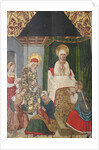 Panel with the Birth of St. John the Baptist from Retable, 15th century by Domingo Ram