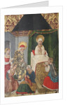 Panel with the Birth of St. John the Baptist from Retable, 15th century by Domingo Ram