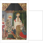 Panel with the Birth of St. John the Baptist from Retable, 15th century by Domingo Ram