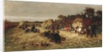 Corn Husking at Nantucket, ca. 1875 by Eastman Johnson