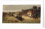 Corn Husking at Nantucket, ca. 1875 by Eastman Johnson