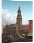 The North Dutch Church, Fulton and William Streets, New York, 1869 by Edward Lamson Henry