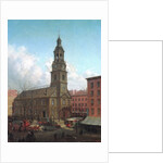 The North Dutch Church, Fulton and William Streets, New York, 1869 by Edward Lamson Henry