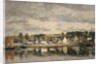Village by a River, probably 1867 by Eugene Louis Boudin