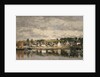 Village by a River, probably 1867 by Eugene Louis Boudin