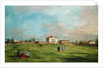 The Villa Loredan, Paese, early 1780s by Francesco Guardi
