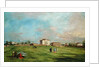 The Villa Loredan, Paese, early 1780s by Francesco Guardi