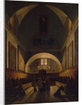 The Choir of the Capuchin Church in Rome, 1814-15 by Francois-Marius Granet