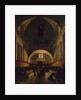 The Choir of the Capuchin Church in Rome, 1814-15 by Francois-Marius Granet