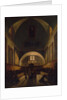 The Choir of the Capuchin Church in Rome, 1814-15 by Francois-Marius Granet