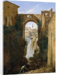 Ponte San Rocco and Waterfalls, Tivoli, ca. 1810-20 by Francois-Marius Granet