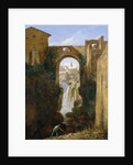 Ponte San Rocco and Waterfalls, Tivoli, ca. 1810-20 by Francois-Marius Granet