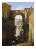 Ponte San Rocco and Waterfalls, Tivoli, ca. 1810-20 by Francois-Marius Granet