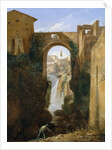 Ponte San Rocco and Waterfalls, Tivoli, ca. 1810-20 by Francois-Marius Granet