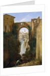 Ponte San Rocco and Waterfalls, Tivoli, ca. 1810-20 by Francois-Marius Granet