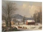 Red School House, 1858 by George Henry Durrie