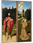 Saint John the Baptist; Saint Francis Receiving the Stigmata, ca. 1485-90 by Gerard David