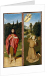 Saint John the Baptist; Saint Francis Receiving the Stigmata, ca. 1485-90 by Gerard David