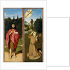 Saint John the Baptist; Saint Francis Receiving the Stigmata, ca. 1485-90 by Gerard David