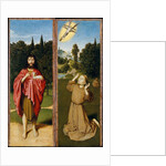 Saint John the Baptist; Saint Francis Receiving the Stigmata, ca. 1485-90 by Gerard David