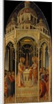The Annunciation to Zacharias; The Angel of the Annunciation, ca. 1455-60 by Giovanni di Paolo