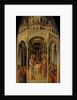 The Annunciation to Zacharias; The Angel of the Annunciation, ca. 1455-60 by Giovanni di Paolo