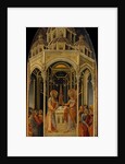 The Annunciation to Zacharias; The Angel of the Annunciation, ca. 1455-60 by Giovanni di Paolo