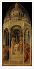 The Annunciation to Zacharias; The Angel of the Annunciation, ca. 1455-60 by Giovanni di Paolo