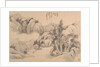 Clouds and Spring Trees at Dusk, dated 1888 by Gu Yun