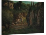 The Hidden Brook, ca. 1873-77 by Gustave Courbet