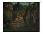 The Hidden Brook, ca. 1873-77 by Gustave Courbet