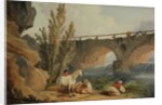 Bridge over a Cascade by Hubert Robert