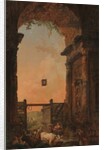 The Return of the Cattle, ca. 1773-75 by Hubert Robert