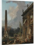 Wandering Minstrels by Hubert Robert