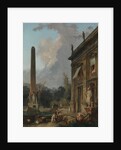 Wandering Minstrels by Hubert Robert