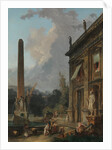Wandering Minstrels by Hubert Robert