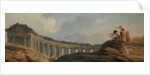 A Colonnade in Ruins by Hubert Robert