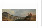 A Colonnade in Ruins by Hubert Robert