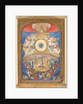 Manuscript Leaf with Adoration of the Holy Name, from a Book of Hours, after 1530 by Simon Bening (influence of)