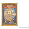 Manuscript Leaf with Adoration of the Holy Name, from a Book of Hours, after 1530 by Simon Bening (influence of)