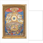 Manuscript Leaf with Adoration of the Holy Name, from a Book of Hours, after 1530 by Simon Bening (influence of)