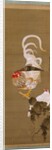Hen and Rooster with Grapevine, 1792 by Ito Jakuchu