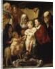 The Holy Family with Saint Anne and the Young Baptist and His Parents, early 1620s and 1650s by Jacob Jordaens