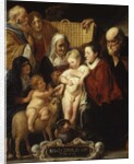 The Holy Family with Saint Anne and the Young Baptist and His Parents, early 1620s and 1650s by Jacob Jordaens