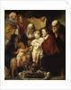 The Holy Family with Saint Anne and the Young Baptist and His Parents, early 1620s and 1650s by Jacob Jordaens
