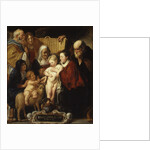 The Holy Family with Saint Anne and the Young Baptist and His Parents, early 1620s and 1650s by Jacob Jordaens